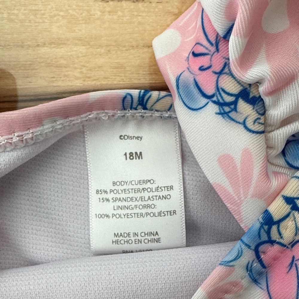 Disney 18M Pink Floral Swim Set - Picture 2 of 3